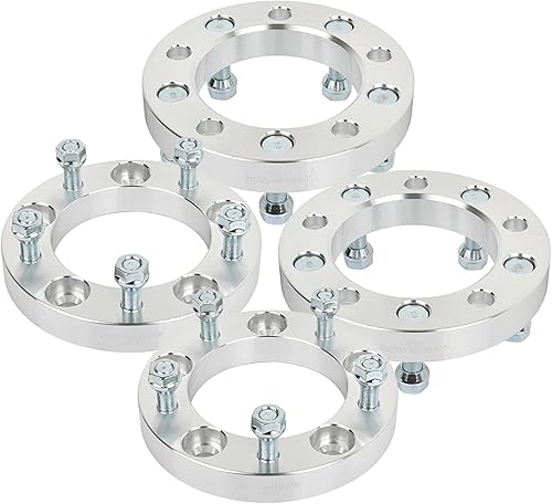 SCITOO 4 adaptadores espaciadores de rueda de 1 pulgada 5x139.7 de 5 x 5.5 a 5 x 5.5 con 12 pulgada 4.252 in