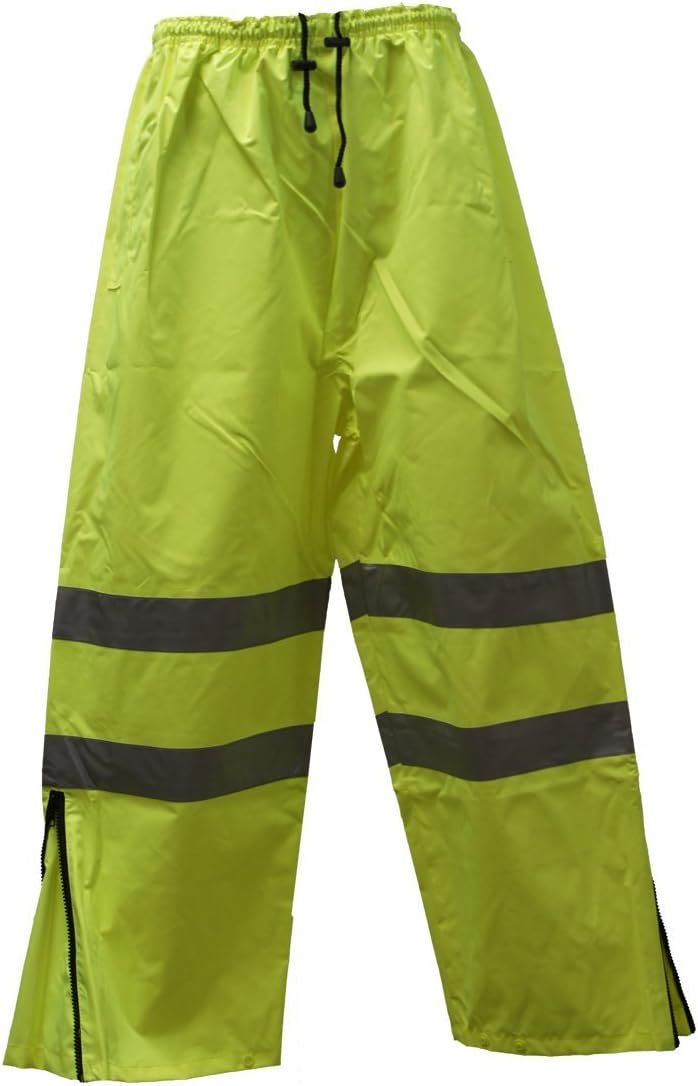 Pants ANSI-ISEA 107-2004 Class E Waterproof Drawstring44; Lime - 5XL