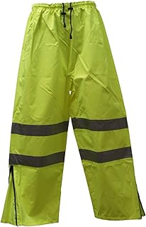 Pants ANSI-ISEA 107-2004 Class E Waterproof Drawstring44; Lime - 3XL