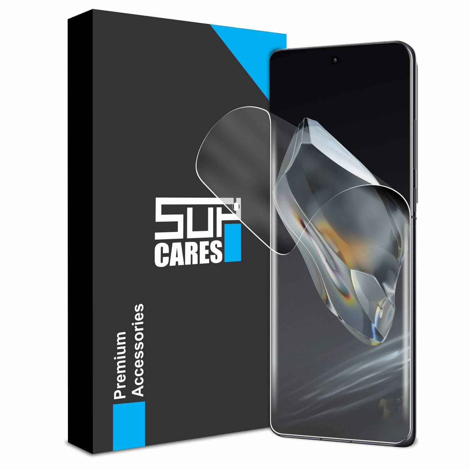 SupCares TPU Anti Glare Matte Unbreakable Membrane Screen Protector for OnePlus 12, OnePlus 13 and Oppo Find X7 Ultra (6.82 Inch) With Easy Self Installation Kit | Fingerprint Working-picture-24