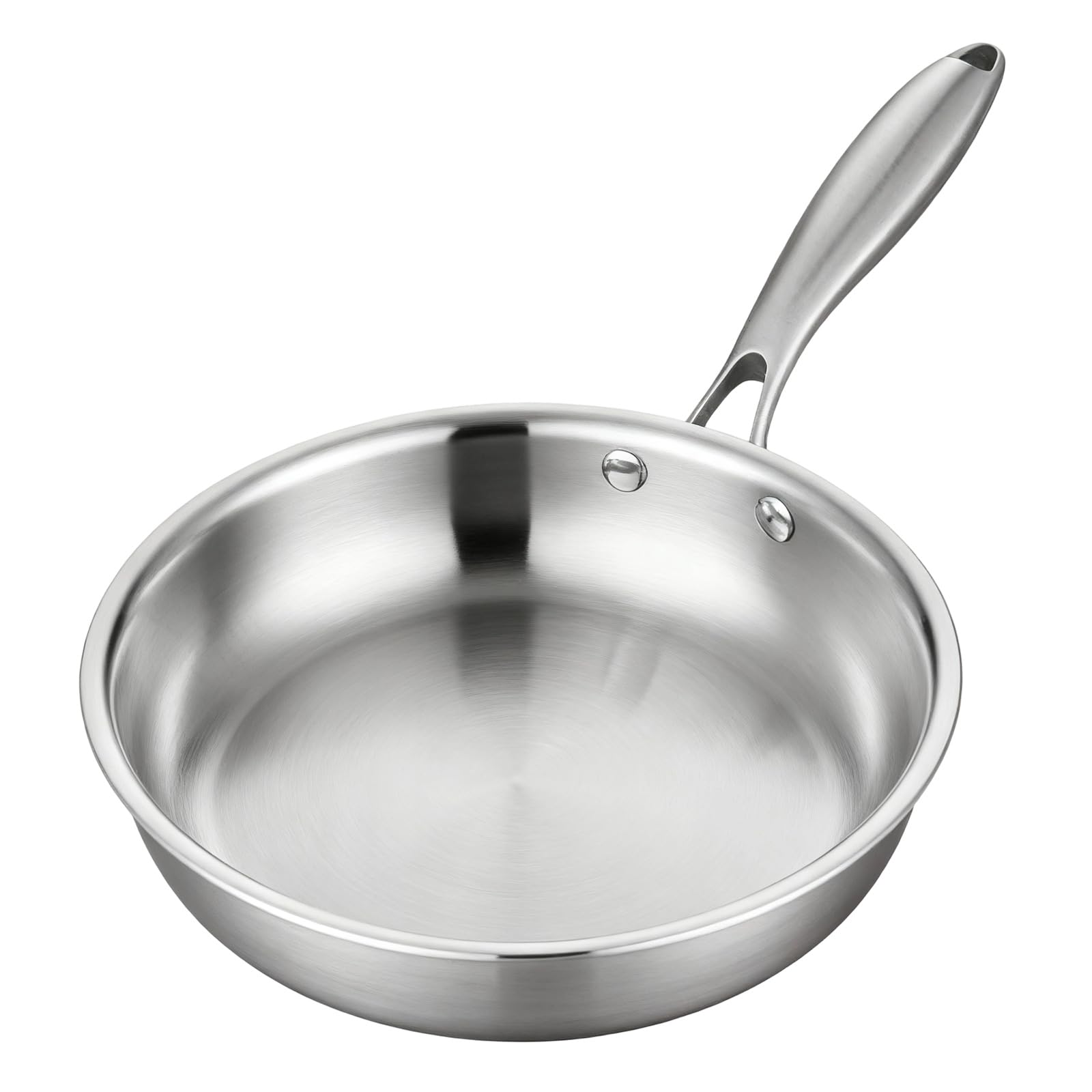 Kalttoy Commercial Grade Stainless Steel Frying Pan Nonstick Surfaces Dishwasher Safe Cookware for Daily Use Professional Grades Nonstick Frying Pan