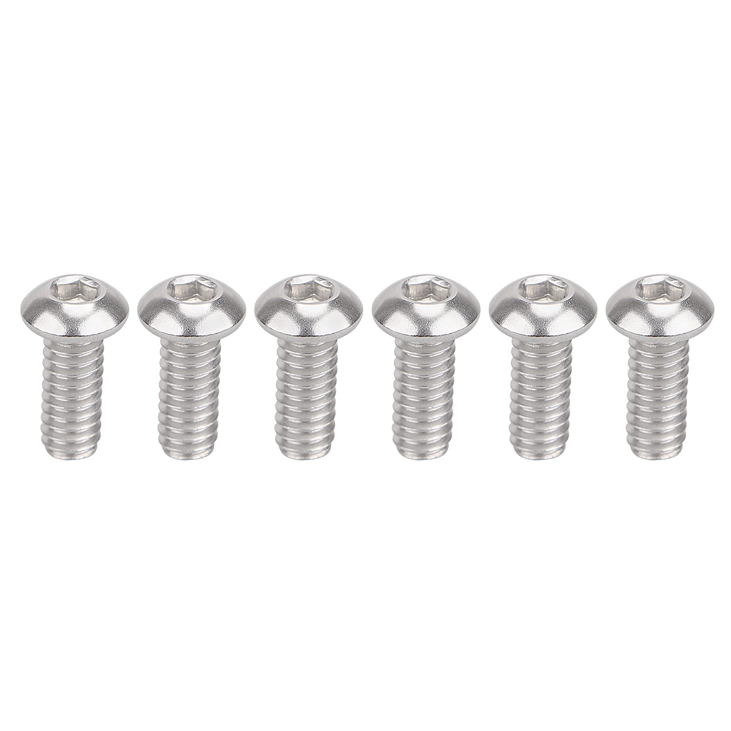 340pcs M3 Tornillos De Cabeza De Botón Hexagonal De Acero Inoxidable Juegos De Tuercas Y Pernos De Allen Soledad Juego De Tuercas