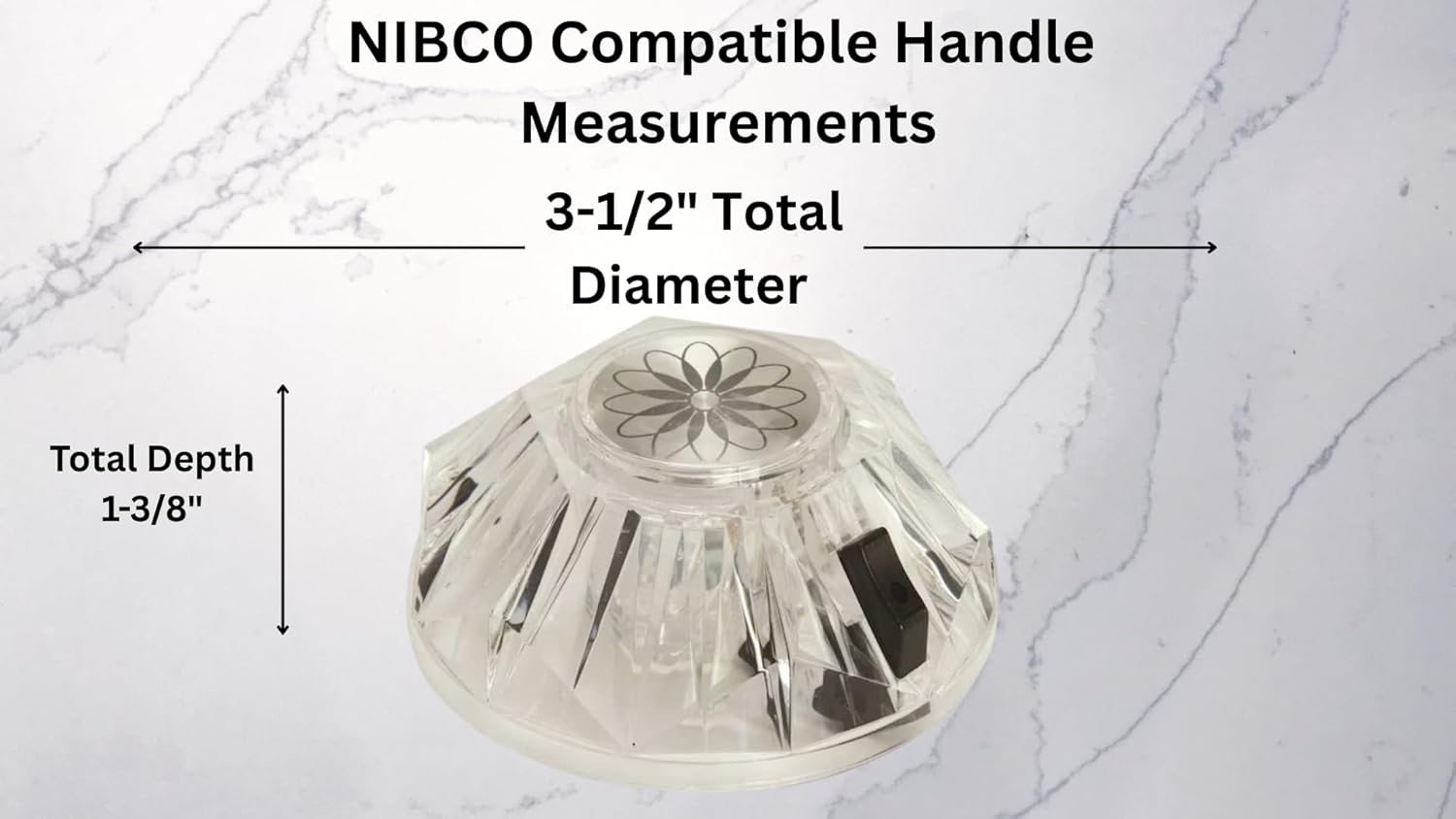 T & T Hardware Single Handle Shower Repair Kit – Includes Lever Handle & Replacement Cartridge – Compatible with Nibco