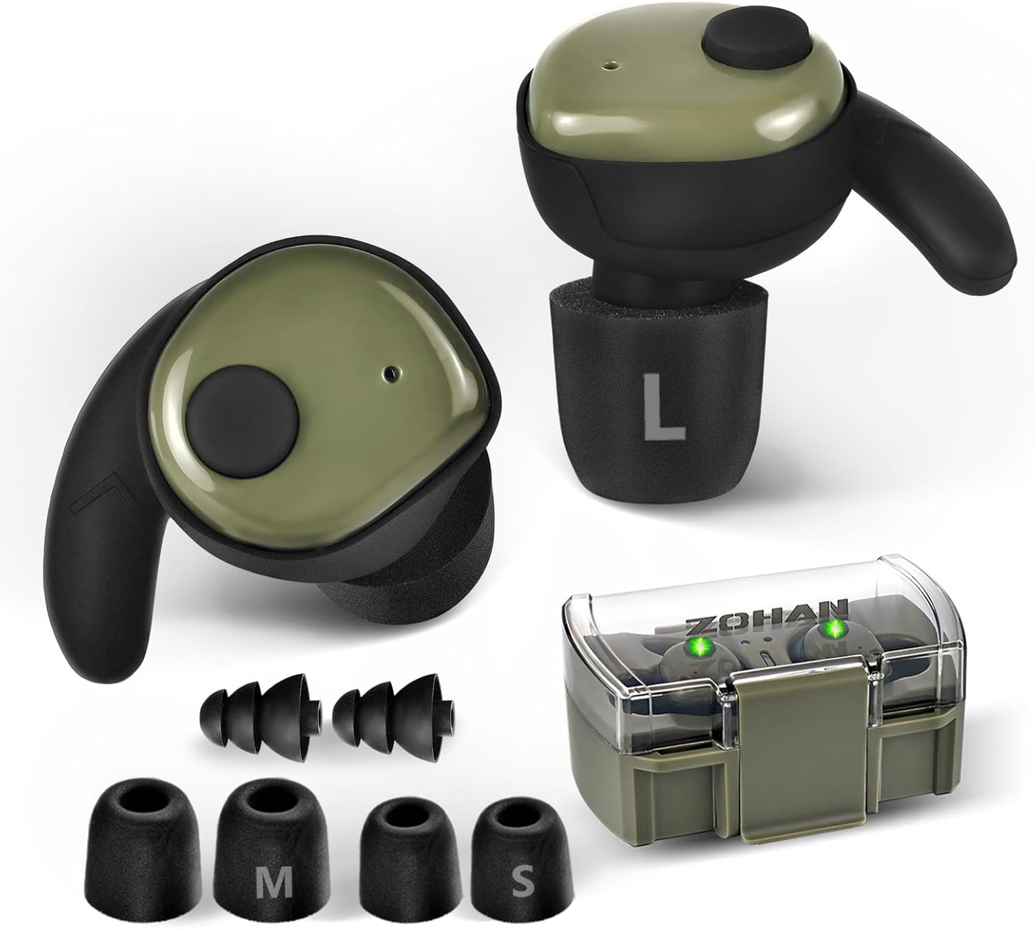 ZOHAN EP02-LV Earbuds and charging case