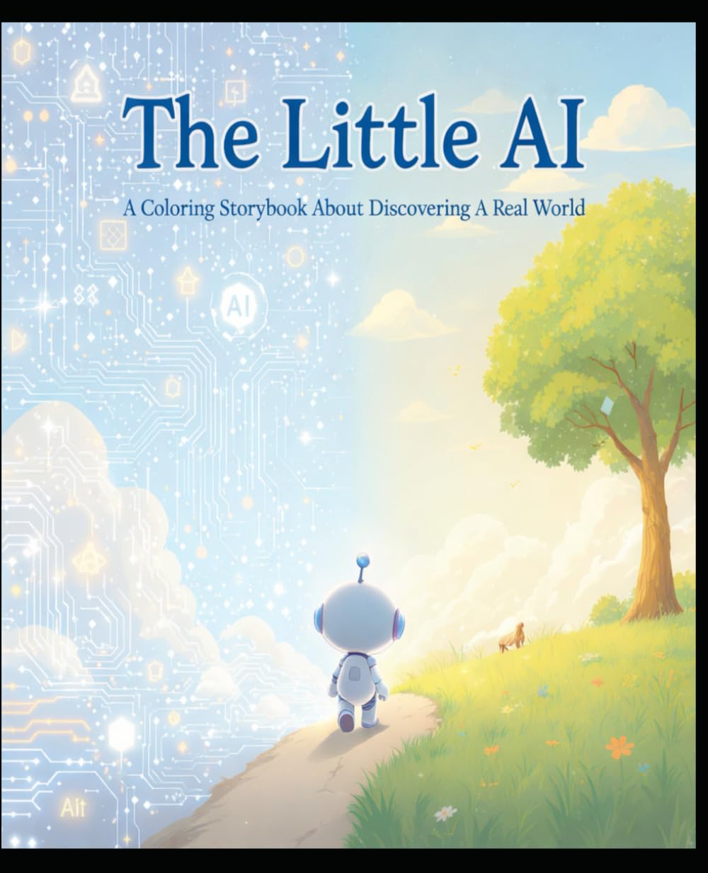 The Little AI: A Children’s Coloring Storybook About Discovering the Real World: A Gentle Coloring Journey About Curiosity, Nature, and Growing Beyond Screens kidds 4-15