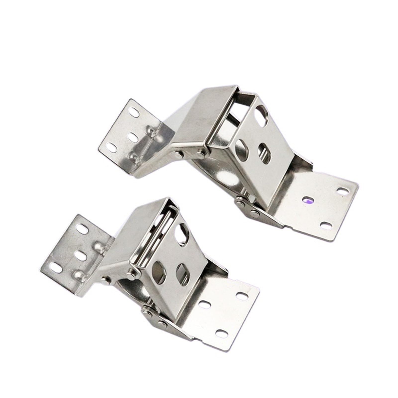 LYEUXHJPX Door Type Four Axis Hinge Stainless Steel InternalFolding Thick Hidden 1Pcs