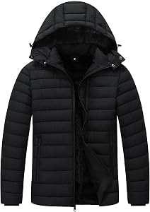 ZENOVIX Men's Puffer Coat