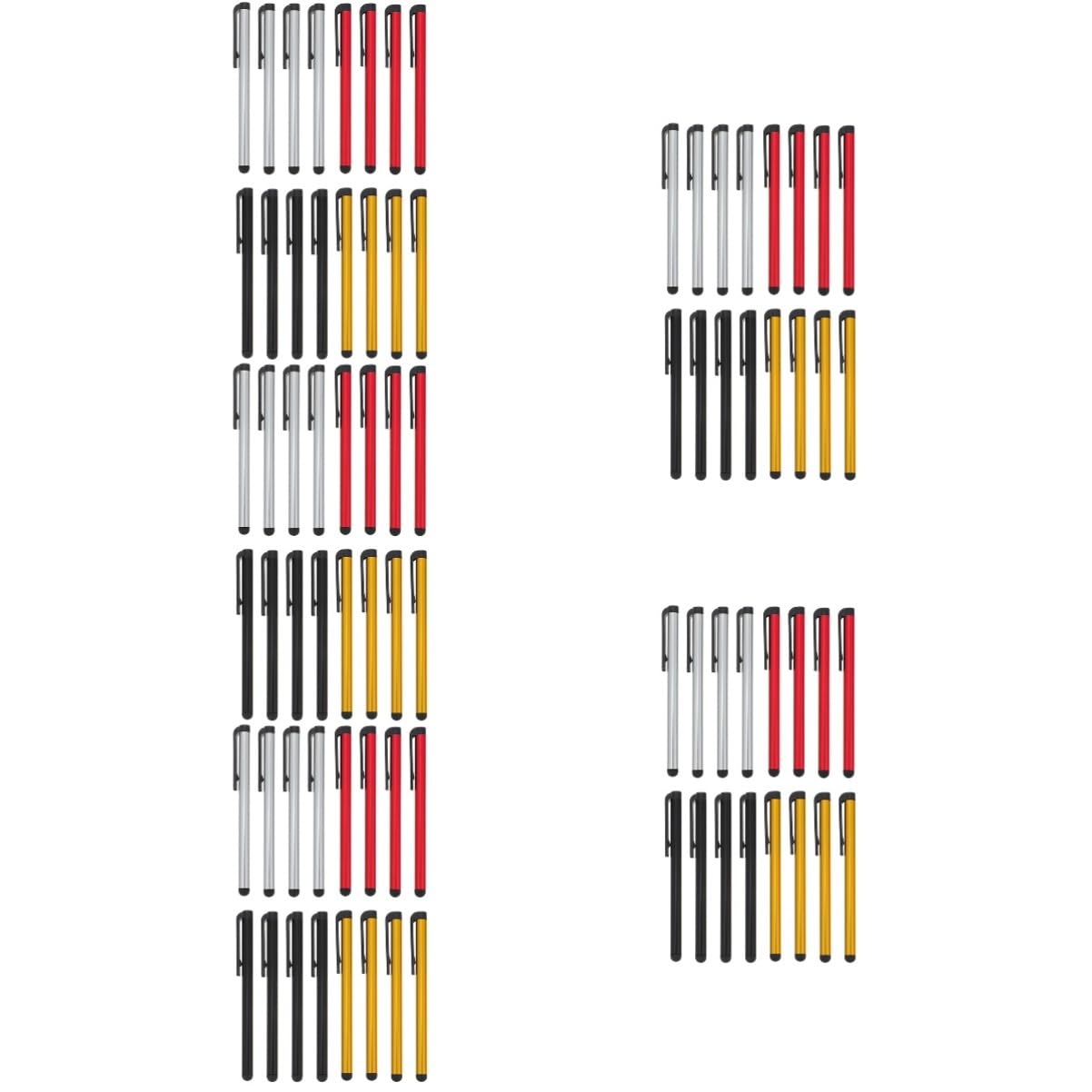 MAGICLULU 80 Piezas Pantalla Táctil Stylus Pluma Capacitiva Lápiz Óptico Lápiz De Pantalla Táctil Universal Lápiz De Precisión para Tabletas Bolígrafos Teléfono Metal Aleación De Aluminio