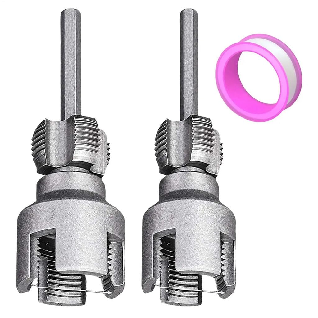 hcaklozgshi Integrated Internal & External Pipe Threading Tool PVC Threading Tool Kit Water Pipe Internal Integrated Threader