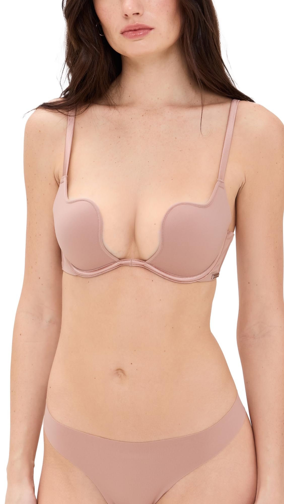Fleur du Mal Womens Le Stretch Micro U-Plunge Bra