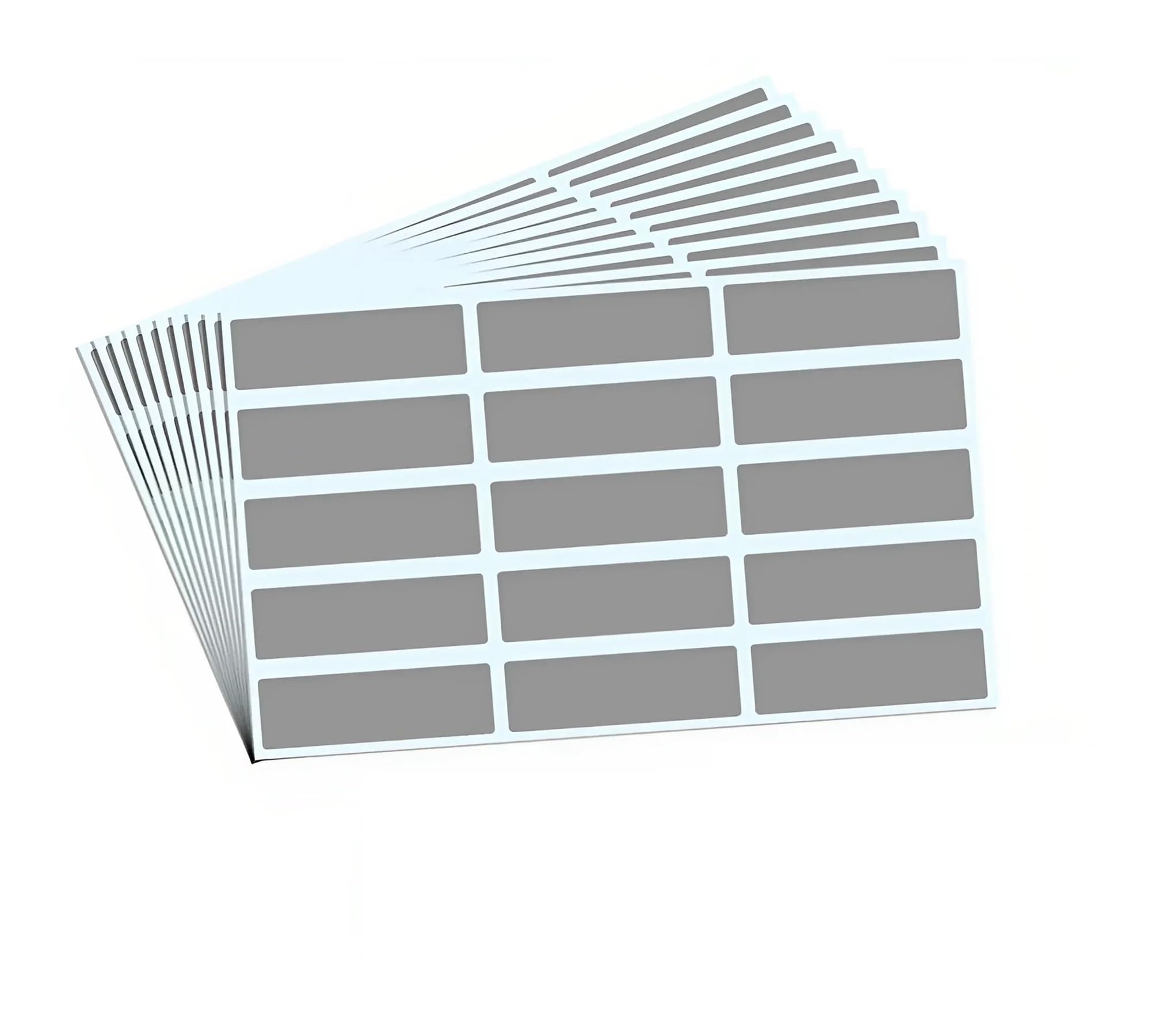 Autocollants à gratter rectangulaires de 70 pièces pour étiquettes de bricolage