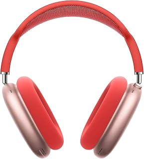 Tucana Funda de silicona compatible con AirPods Max, protector de oreja, color rojo