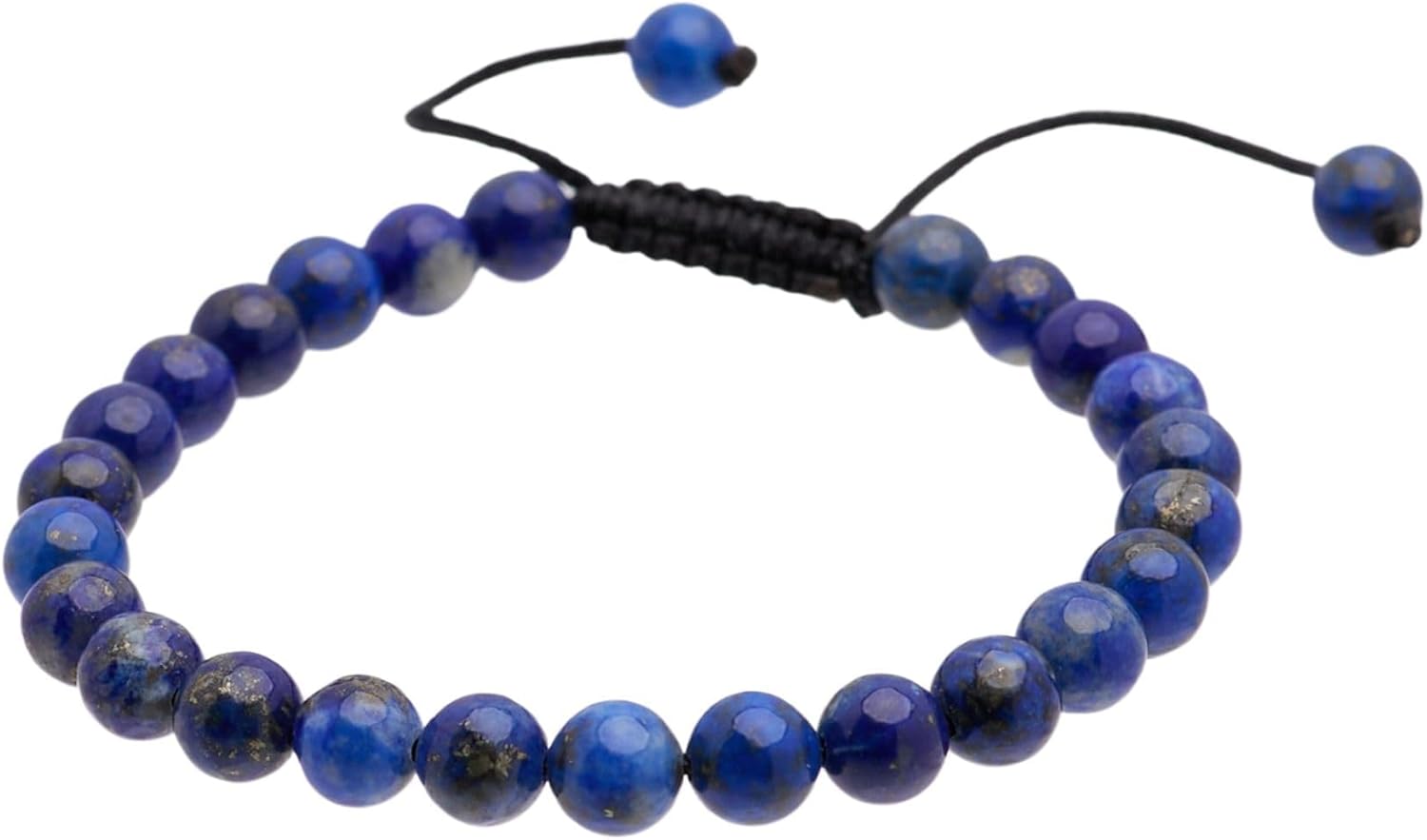 Womens Mens Handmade 6mm Gemstone Beaded Bracelet Adjusable | Chakra Crystal Healing Gemstone Friendship Bracelet