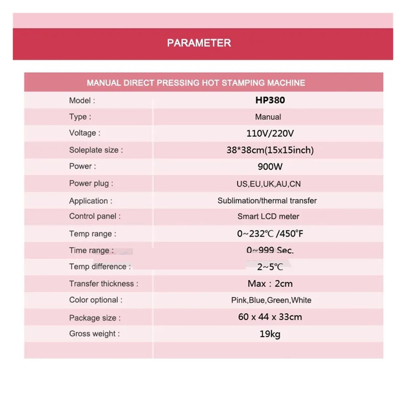 Prensa Termica, Máquina manual 38 x 38 de la prensa del calor de la sublimación de la impresión de la transferencia de las camisetas para Camisetas, Tazas, Sombreros, Platos, Gorras