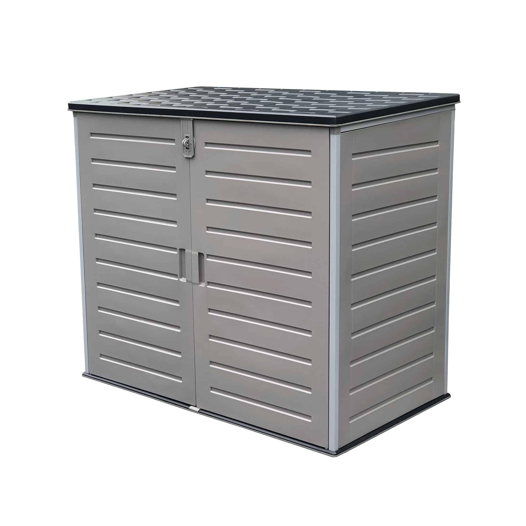 Gardiun Cassapanca in Resina Soften II 1.170 L 140x82x123 cm con Ammortizzatori Grigio