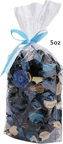 Miniatura 3 de Yesland Paquete de 3 bolsas de popurrí, aroma a océano, bolsa de perfume fresco de pétalos de flores secas, cuenco y jarrón perfecto para el hogar y