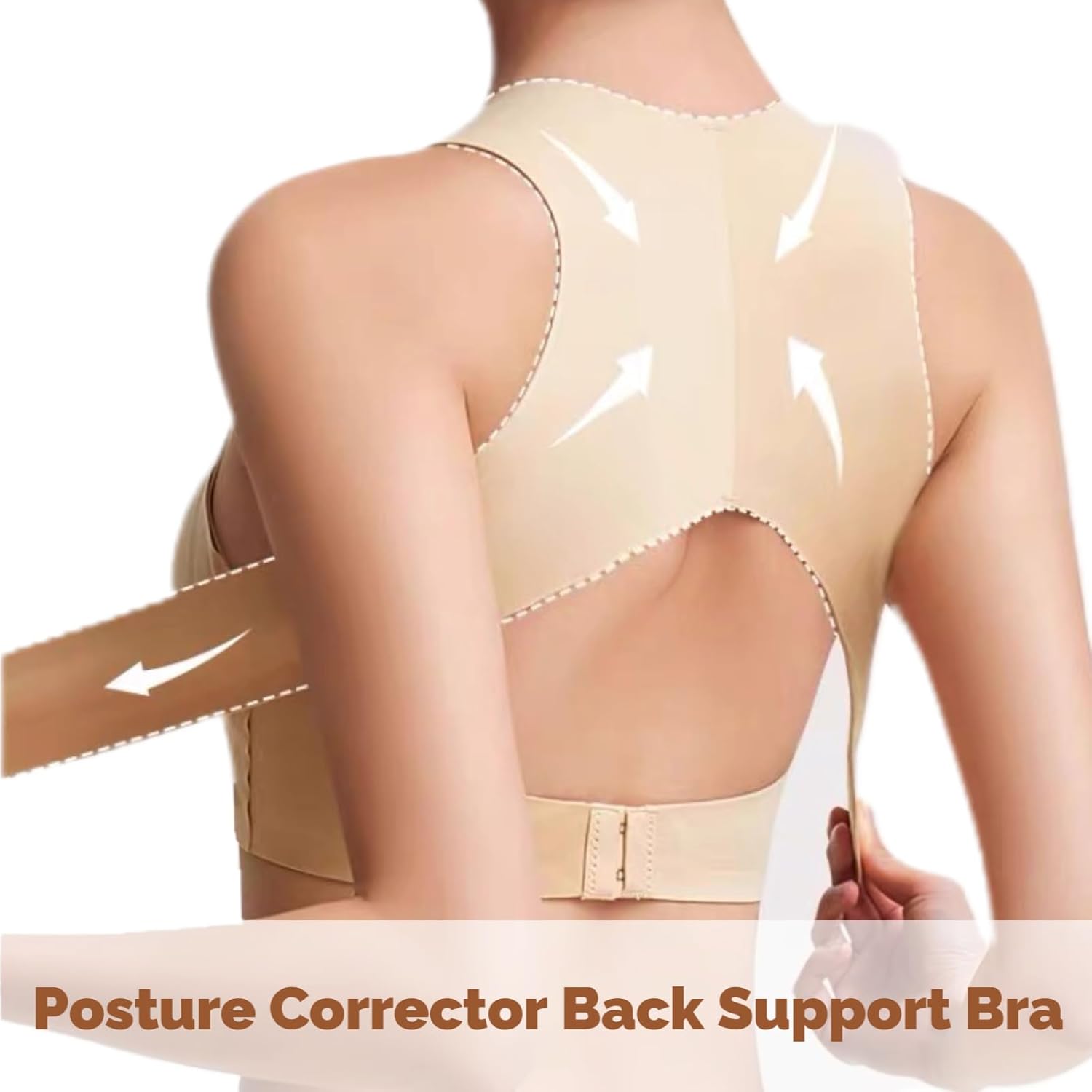 Posture Bras for Women Wireless Full Coverage Back Support Brasieres - Image 2