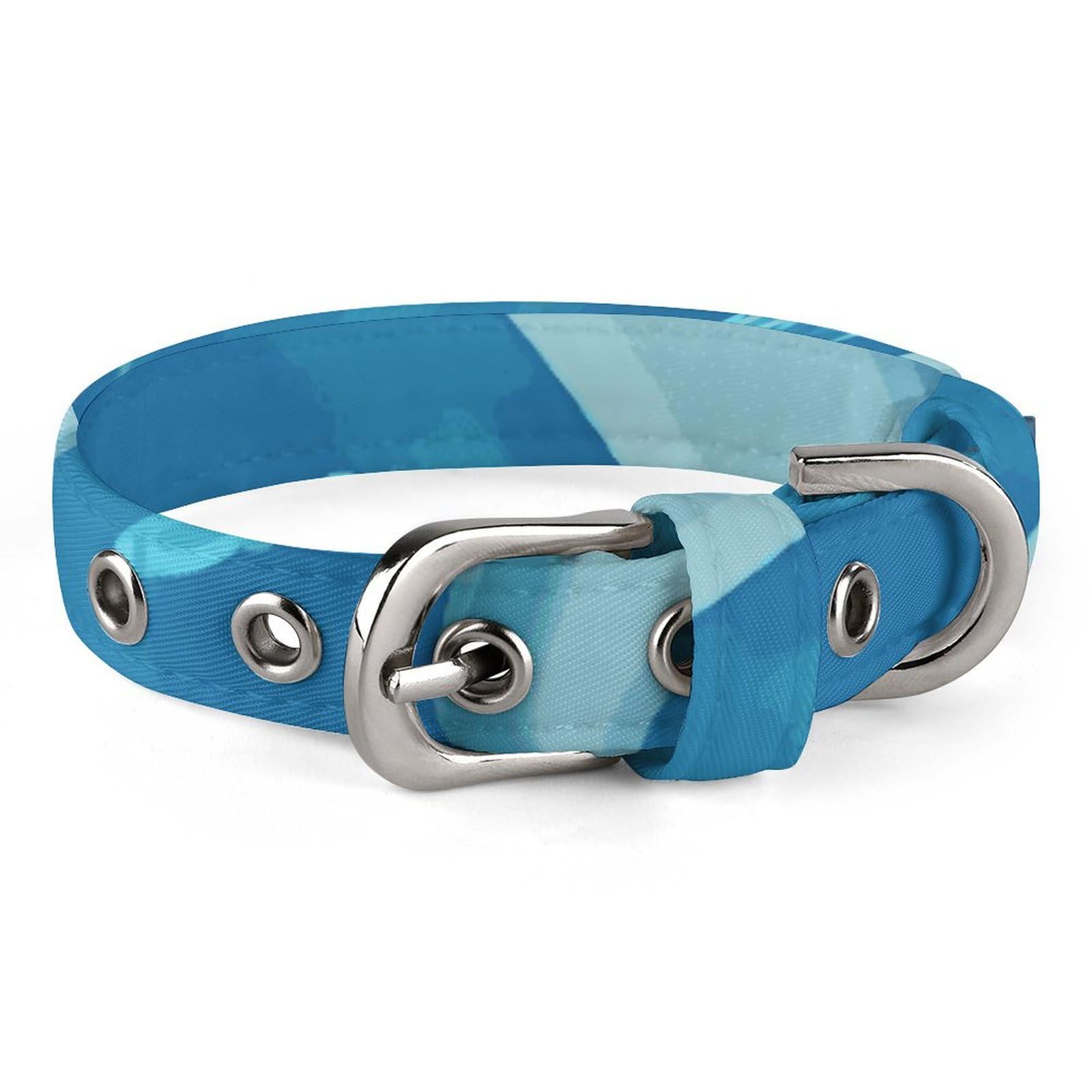 Collier pour chien réglable motif dauphin avec boucle facile