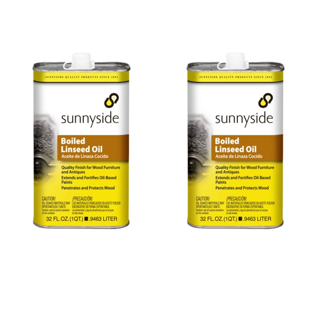 SUNNYSIDE CORPORATION87232S Boiled Linseed Oil, Quart - 2 Pack