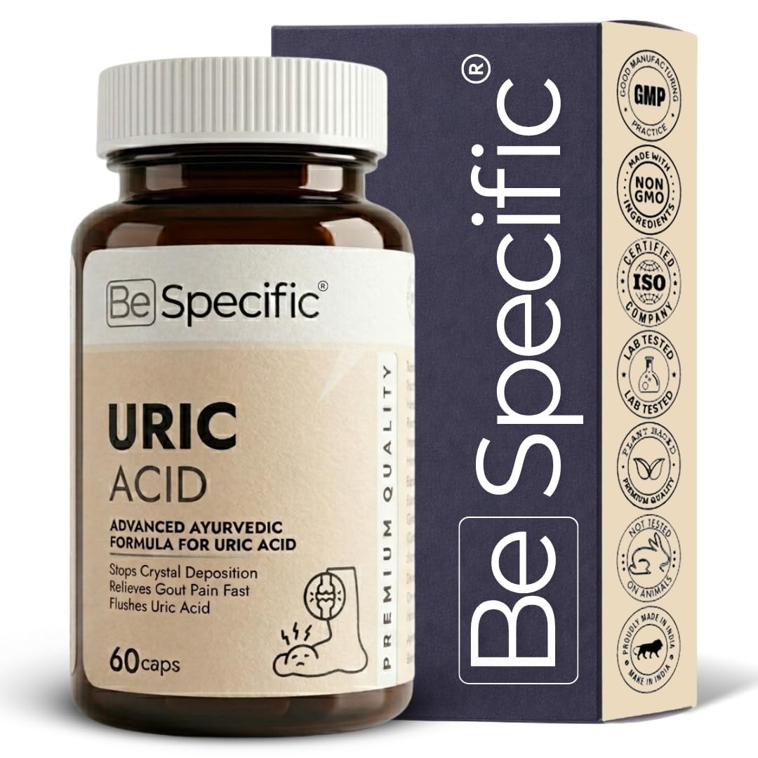 [BRSRGBQPBBYQG3Y7] Uric Acid Ayurvedic Medicine (Lab-Tested) | Advanced Ayurvedic Formula for Joint Pain & Uric Acid Control Supplement | Balancing Uric Acid Naturally