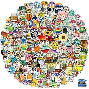 300 PCS Stickers Pack (50-850Pcs/Pack), Colorful VSCO Waterproof Stickers, Cute Aesthetic Stickers. Laptop, Water Bottle…