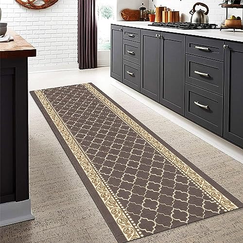 Tapis vintage extra long en poils courts lavables et texture douce - 5