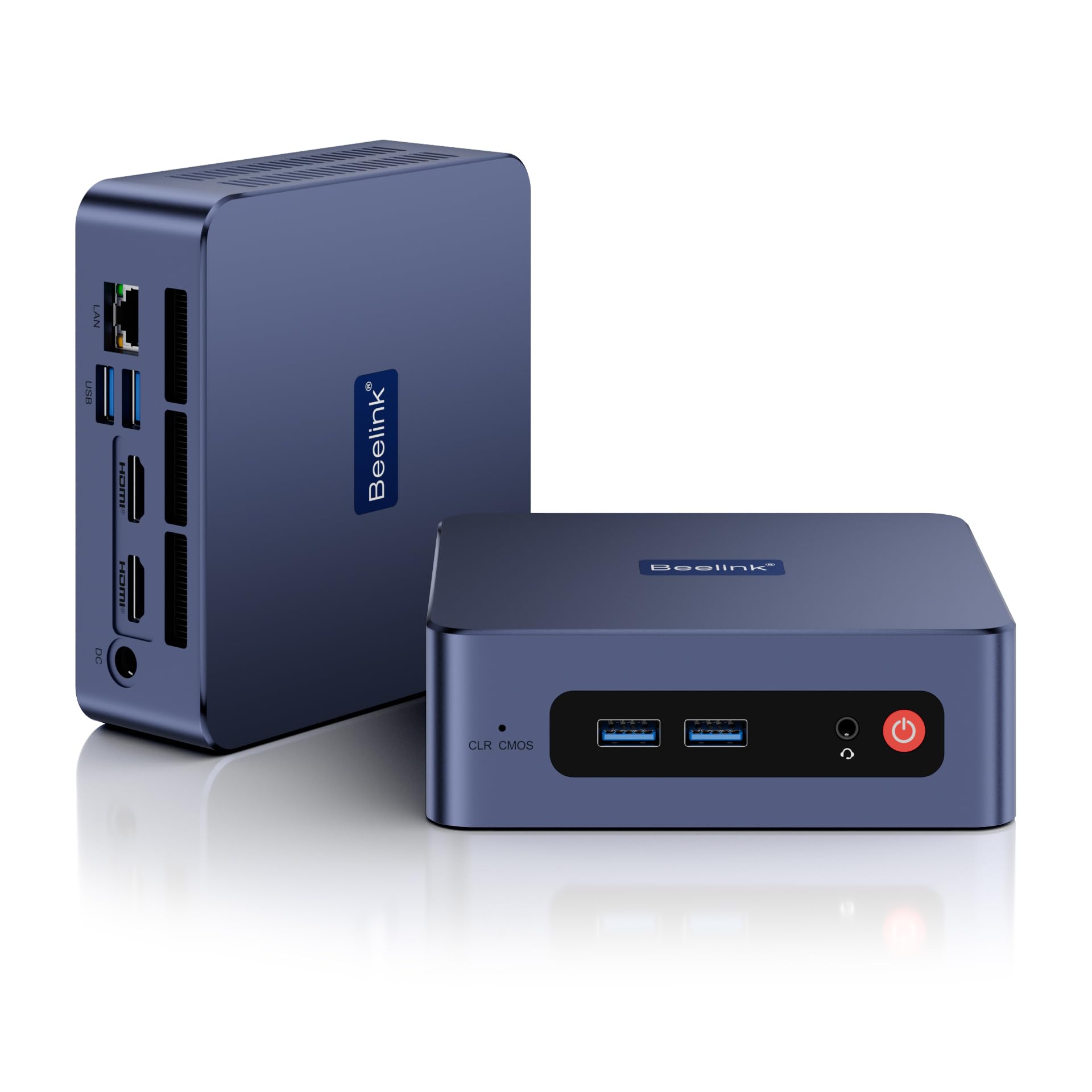 Beelink SER3 Mini PC, AMD Ryzen 3 3200U (up to 3.5GHz), 8GB DDR4 256GB PCIe3.0 SSD, Radeon Vega 3 Graphics,1000Mbps LAN, Dual HDMI 4K Display 3200U 8G+256G