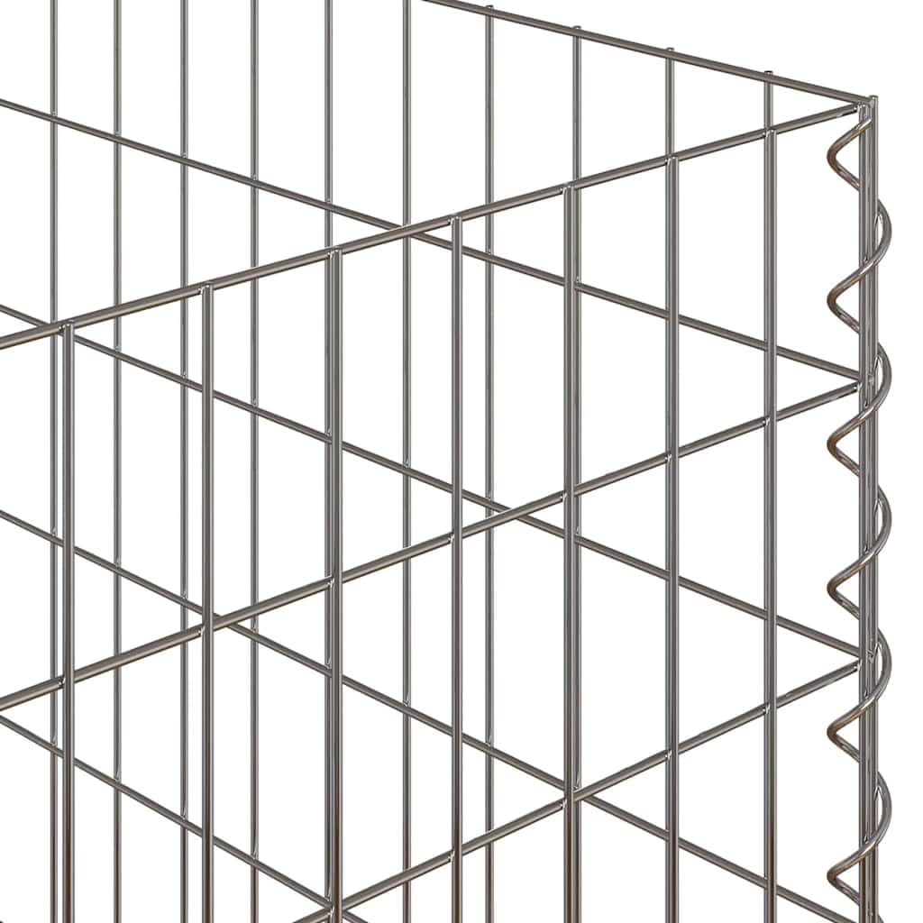 Compostiera quadrata da 100 x 100 x 50 cm, in ferro robusto per rifiuti da giardino, compostaggio efficiente, design salvaspazio, ideale per giardinieri attenti all'ambiente