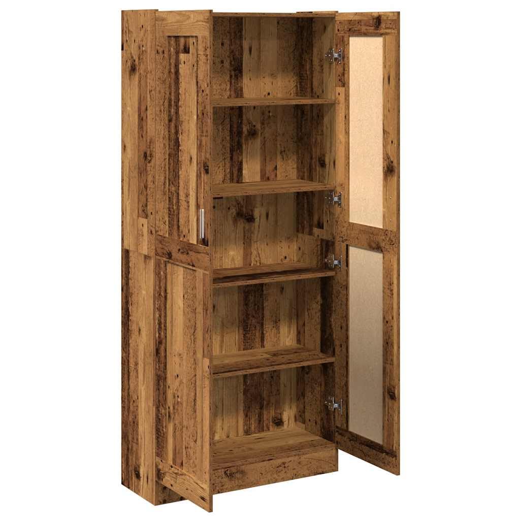 Générique Buffet Haut Vieux Bois 82,5x30,5x185 cm Bois d'ingénierie,Meubles,Étagères,Bibliothèques,3318716