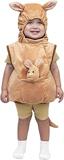 Dress Up America Kangaroo Costume for Babies - Animal Kangaroo Romper for Infants