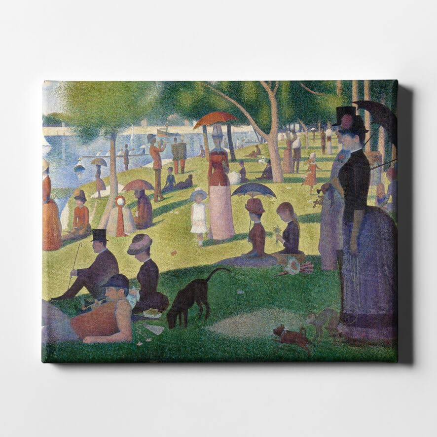 Toile Georges Seurat Grande Jatte impression giclée art mural décoration maison M