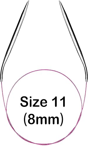 Miniatura 2 de Agujas de tejer circulares Tamaño 11 Aguja de tejer circular Tamaño 11