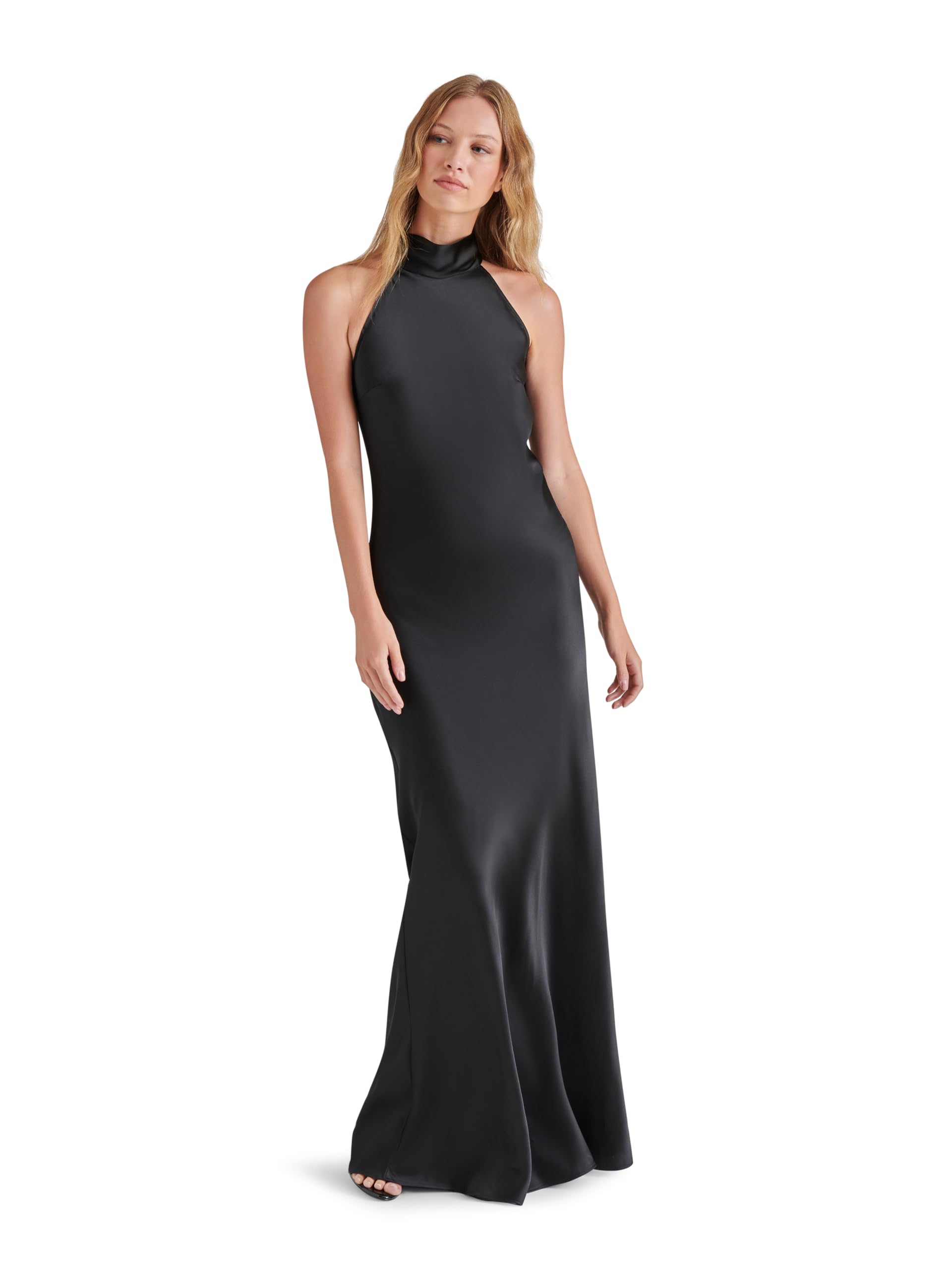 Steve Madden Vêtements pour Femme Lara Robe décontractée Nuit, Noir, XS