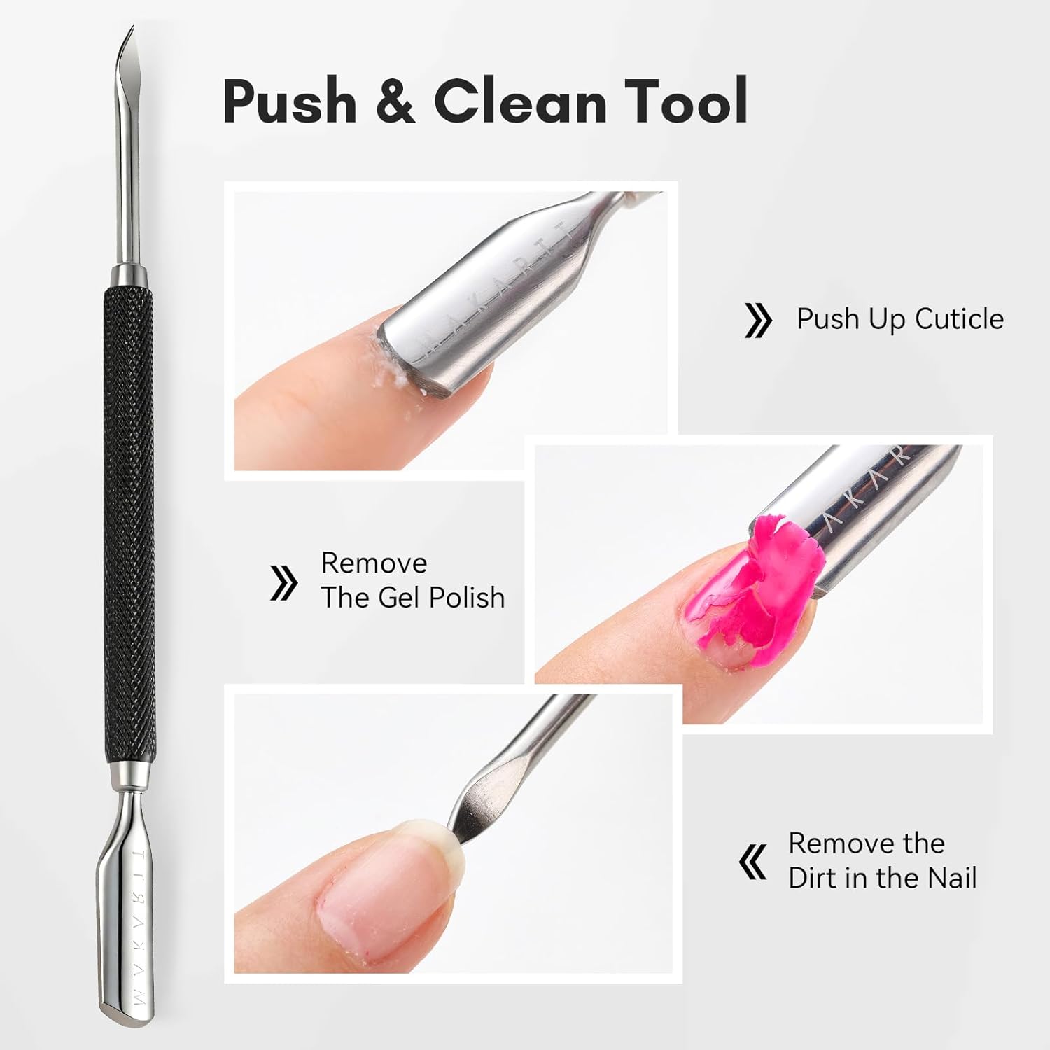 Cuticle Trimmer Set: Profal Cuticle Nipper and 2 Cuticle