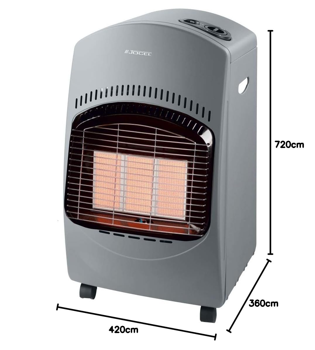 Jocel Estufa de Gas Infrarrojo JAG014146, 4200W