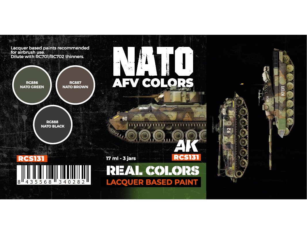 IDF Color Set AK Interactive 3G IDF AFV Color Combo Set - Israeli ...