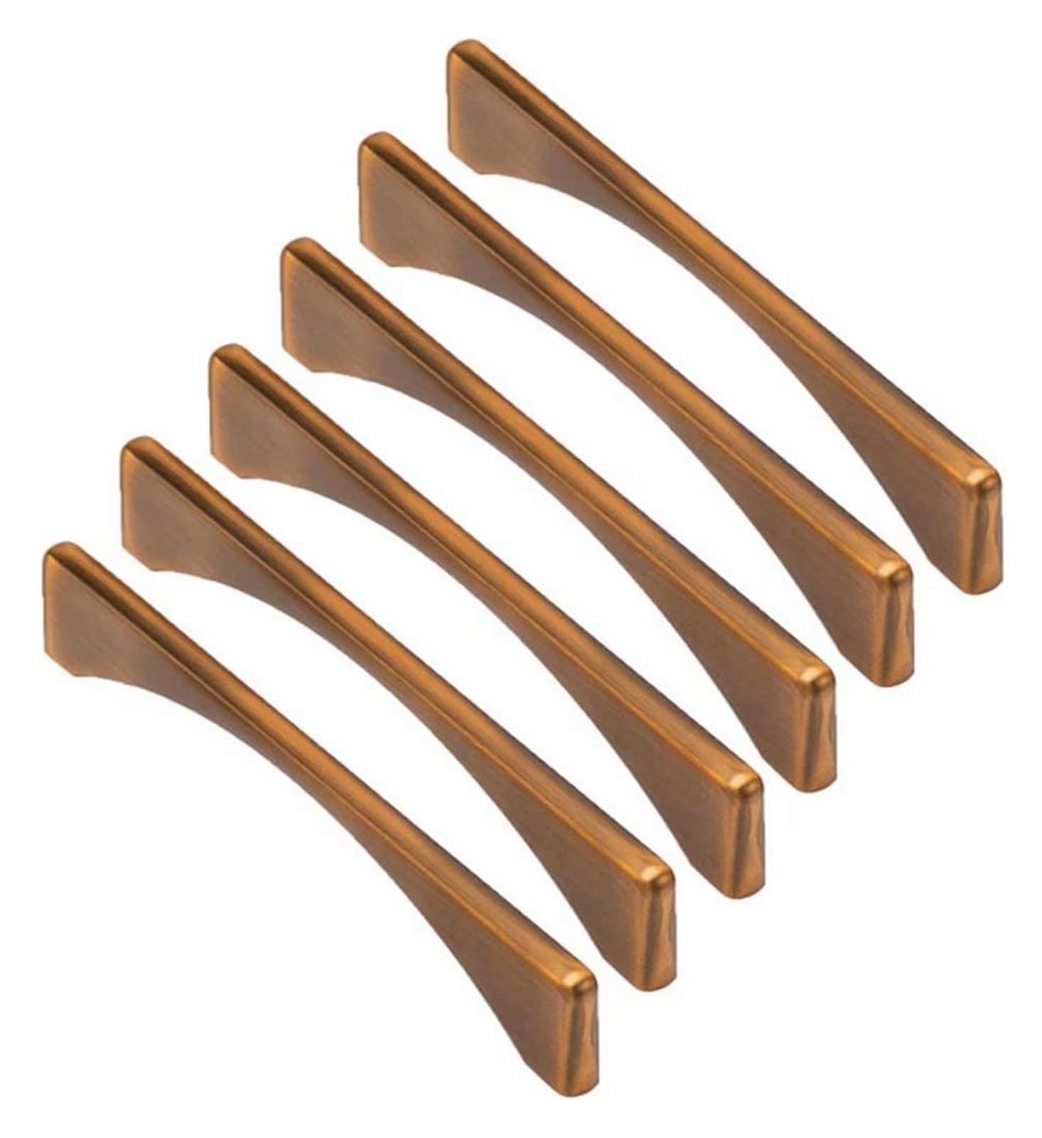 VOPLIVAT Kitchen Cupboard Handles, 6 Pcs Bow Pull Handle Wardrobe Drawer Handles Multiple Sizes Furniture Hardware(Hole Distance 128 mm)