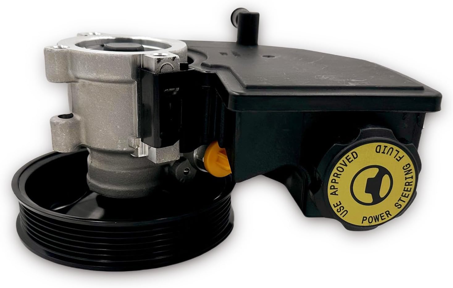 Power Steering Pump with Pulley Reservoir Fit for 1999-2004 Jeep Grand Cherokee Sport Utility L6 4.0L, for 1999-2000 Jeep Grand Cherokee Sport Utility V8 4.7L