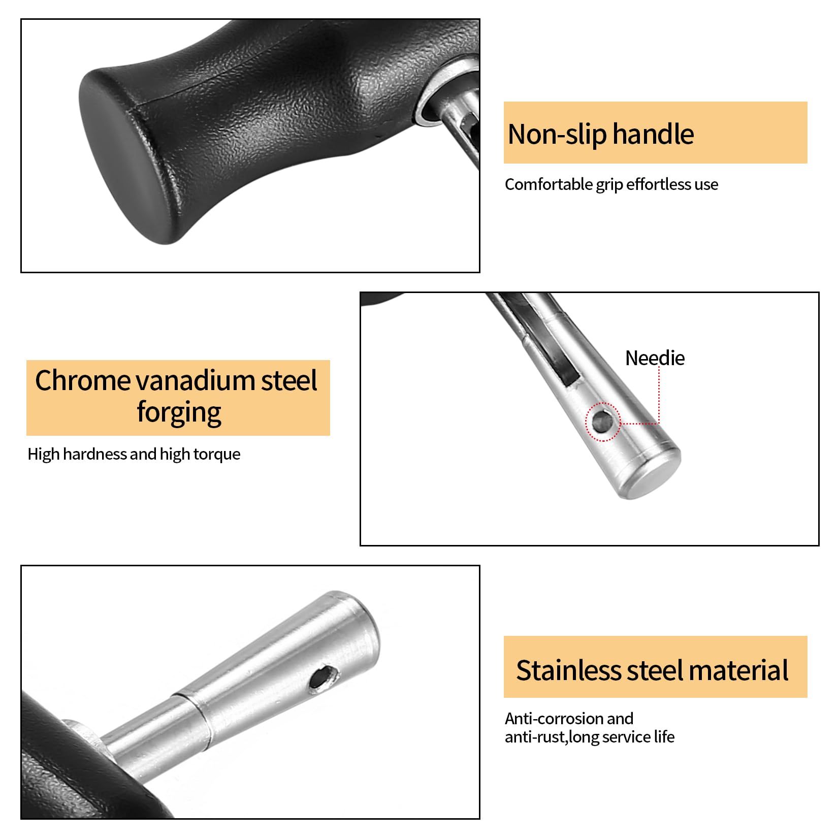 Parabrezza Removal Tool, Kit parabrezza rimozione, auto auto professionale di rimozione di parabrezza Parabrezza Kit di vetro del dispositivo di rimozione Set (3pcs