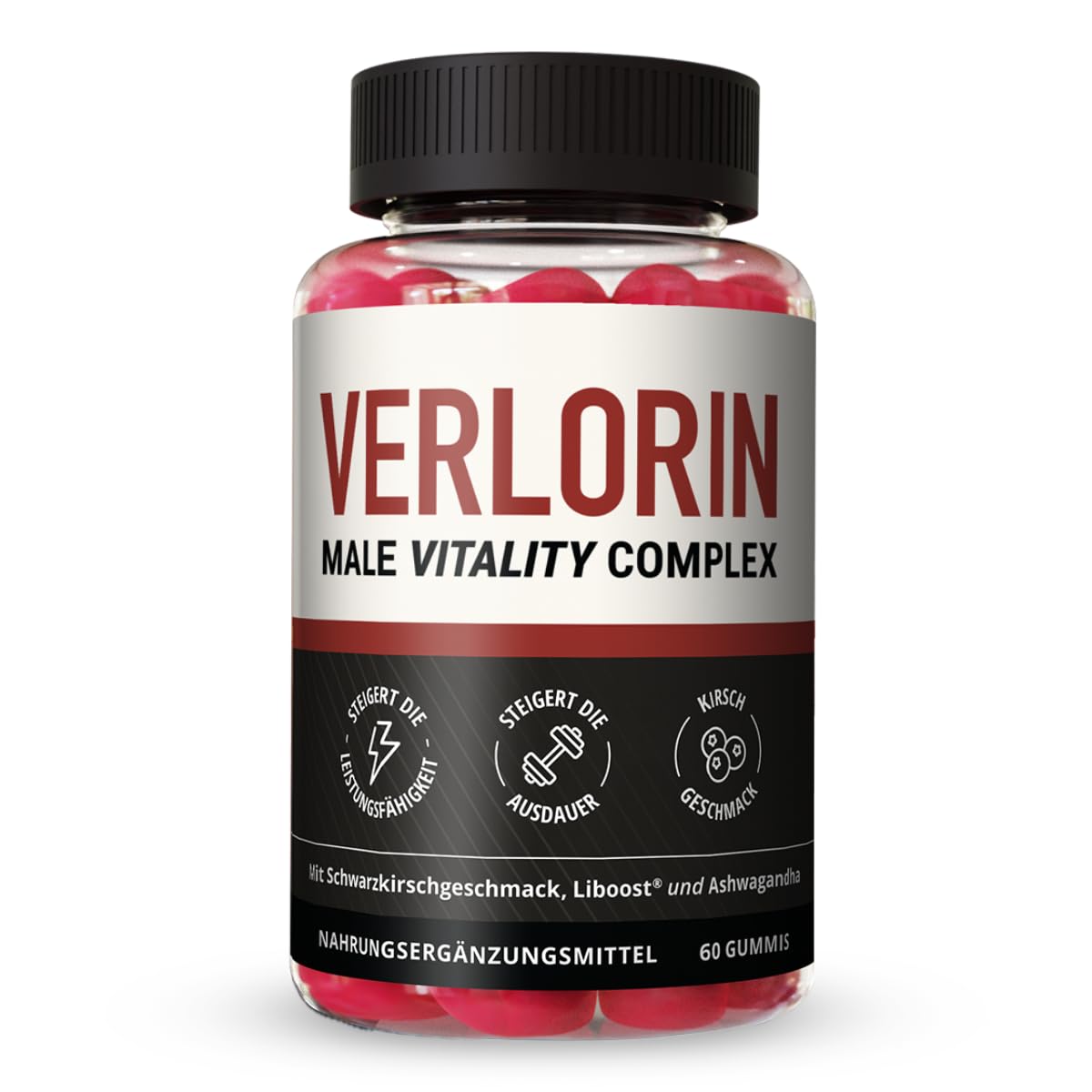 Männliche Vitalität Gummies hochdosiert – KSM-66 Ashwagandha