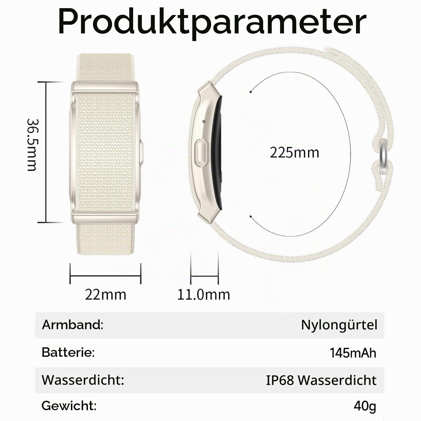 findtime Fitness Tracker Armband ohne Display Pulsuhr Herzfrequen Schlafmonitor 100+ Sportmodi Kalorienzähler IP68 Wasserdicht Fitness Armband iOS Android Schrittzähler Uhr Smartwatch