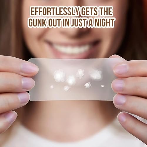 Miniatura 2 de AUSLKA Parches de espinillas grandes XL - 20 tiras - Puntos hidrocoloides - Parche de manchas - Brotes de granos - Calcomanías de manchas - Tamaño