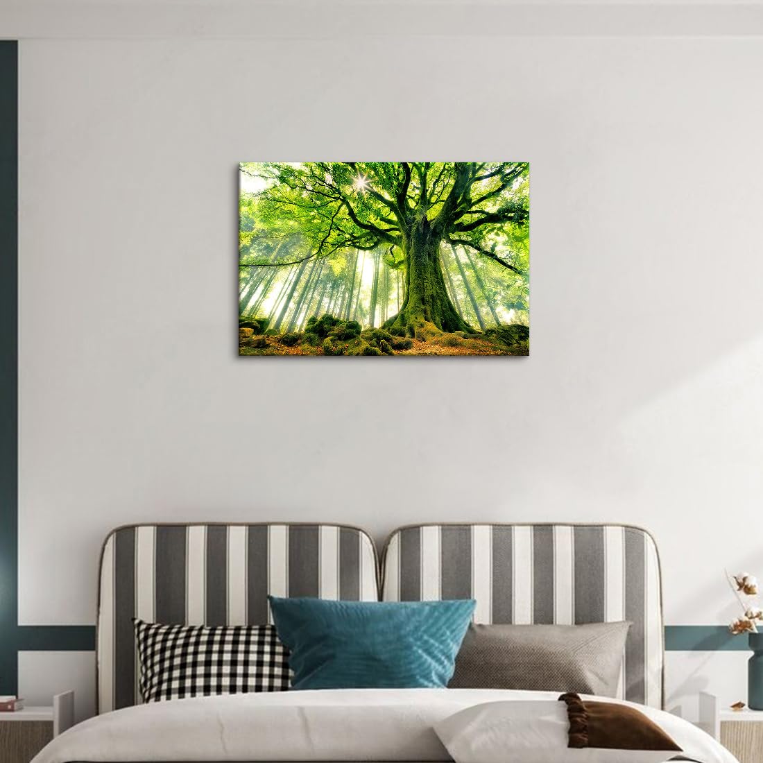 アート　インテリア アートパネル 60×80 水晶絵 X105-(3) 風水 金の生る木 金運