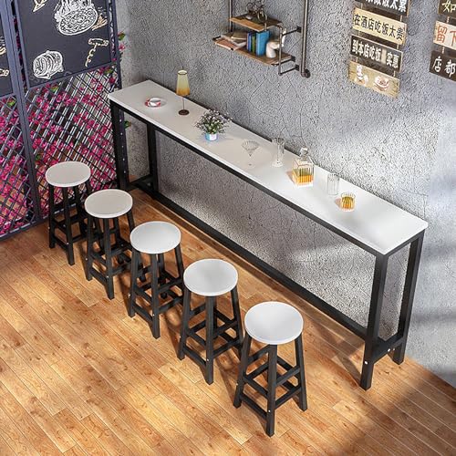 Table de bar haute de cuisine, péninsule, comptoir de snack, table de salle à manger, table de bar élégante pour la maison, parfaite pour la salle à...