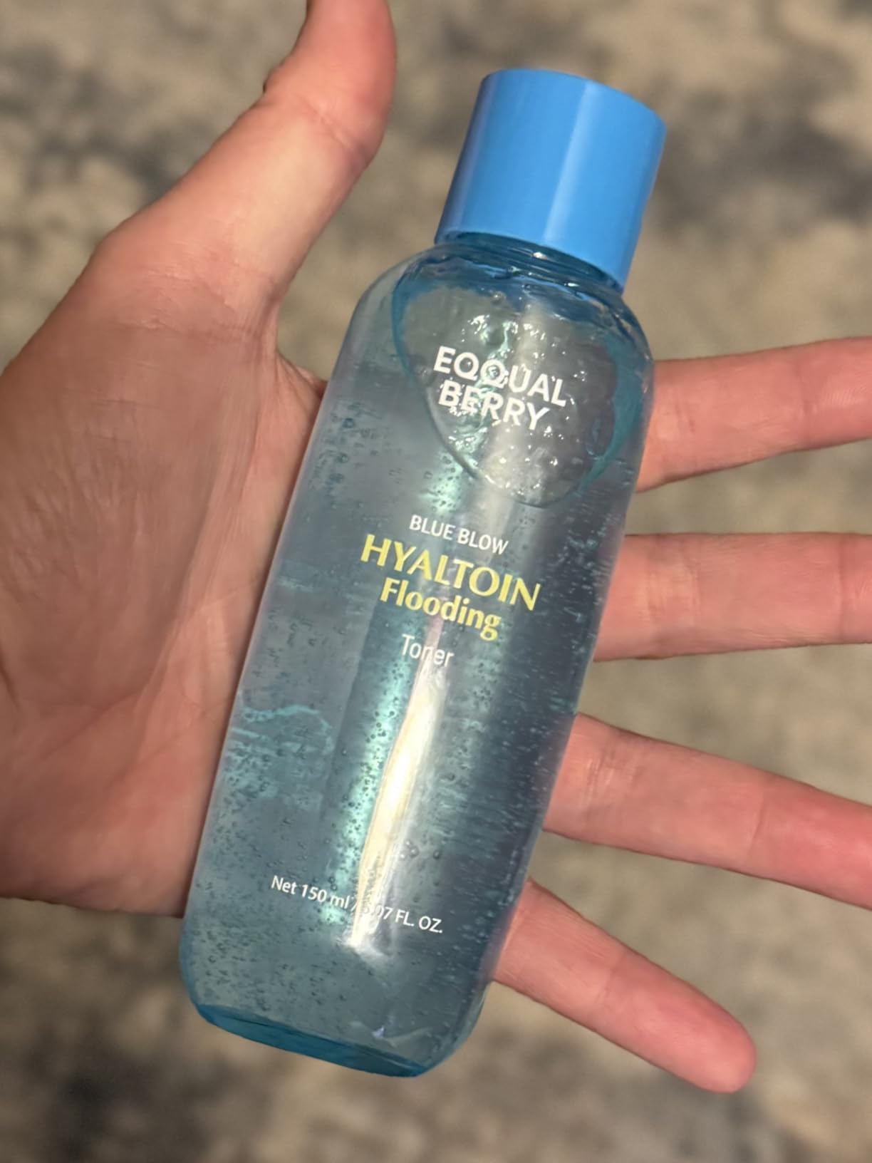 EQQUALBERRY Hyaltoin Flooding Toner | Moisture-Rich Hydrogel Toner for Deep Hydration | Cooling Essence Texture | Hyaluronic Acid & Ectoin | Makeup-Ready Skin (5.07 fl.oz / 150ml)