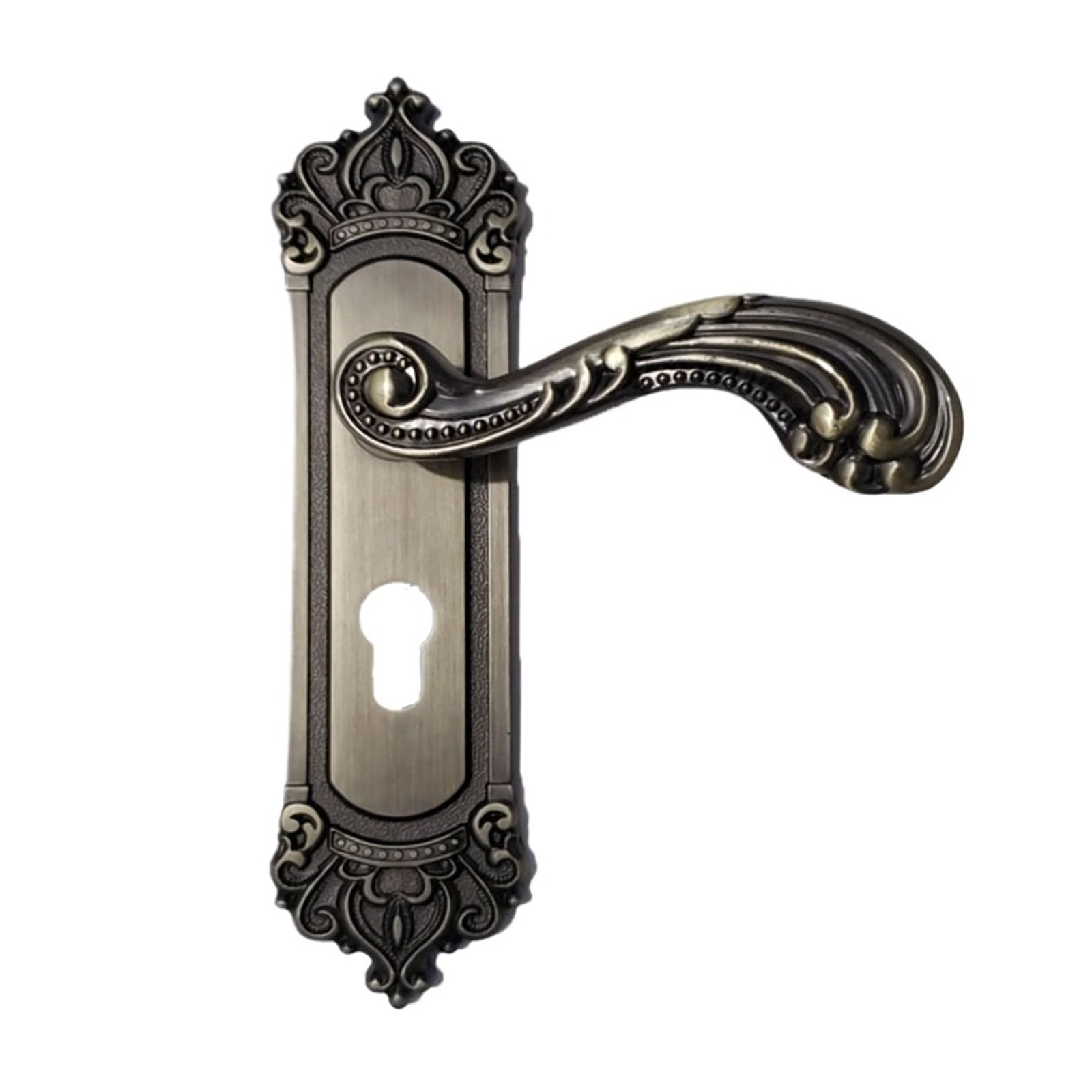 Serrure de porte d'intérieur silencieuse en bronze et alu pour chambre