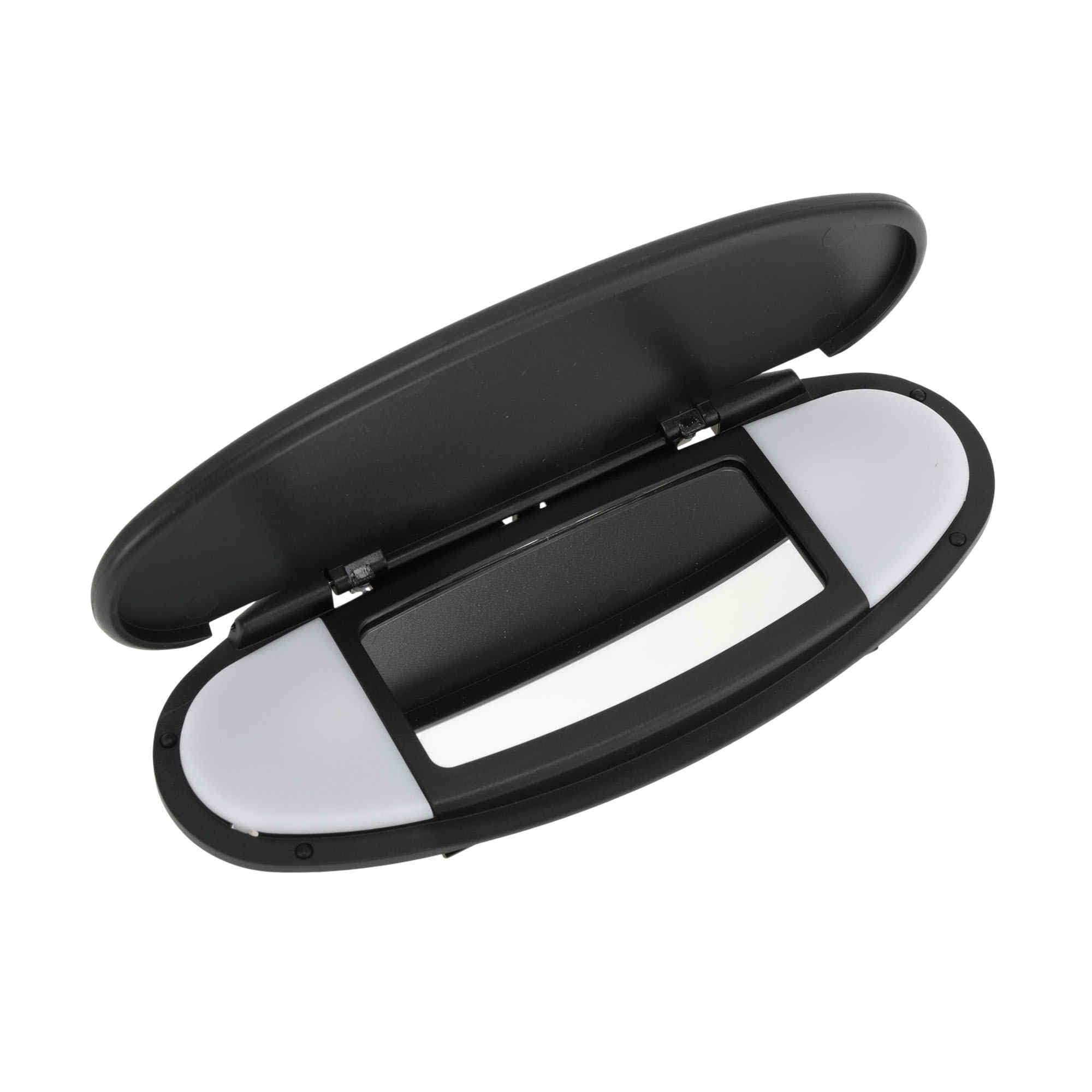 Photo 1 of ACROPIX Sun Visor Vanity Mirror Cover Makeup with Light for BMW Mini Cooper R55 R56 R57 R58 R59 R60 R61 2007-2014 Replace No.51167361833/51167361834 Black