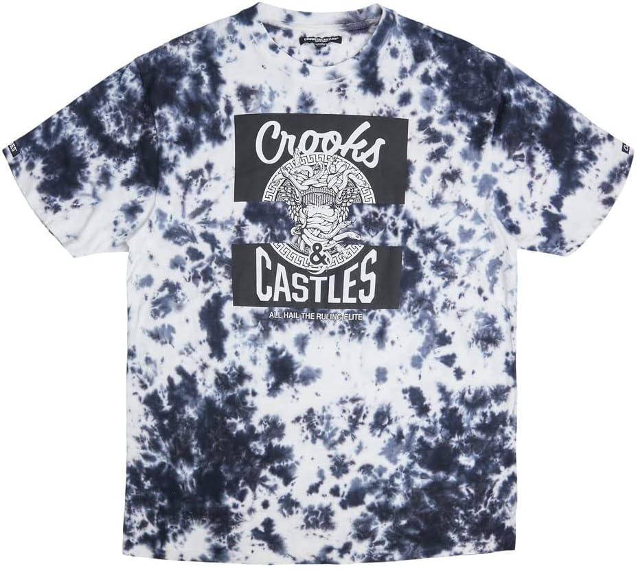 Crooks & Castles Mad Klepto Tie Dye Tee Black