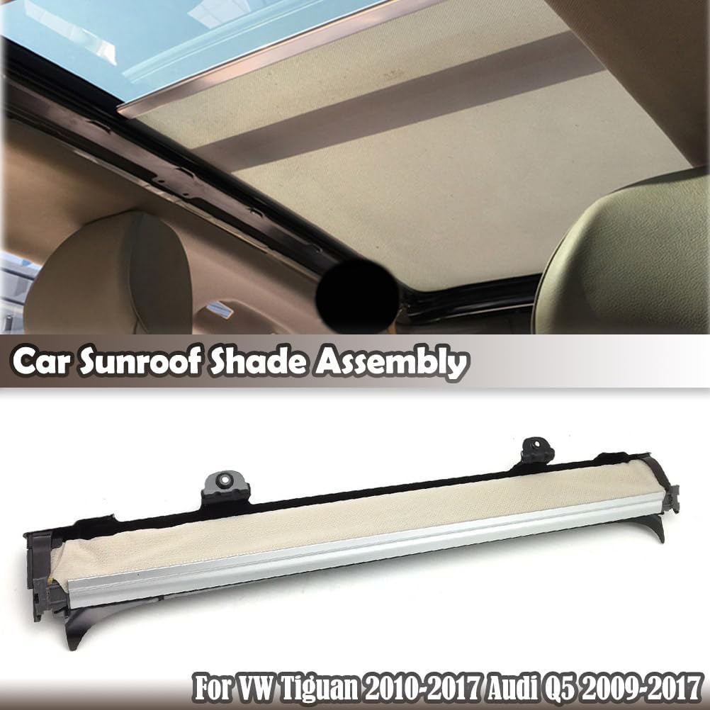 Beige Sunroof Curtain Assembly for Tiguan 2010 2011-2016 Q5 2010+