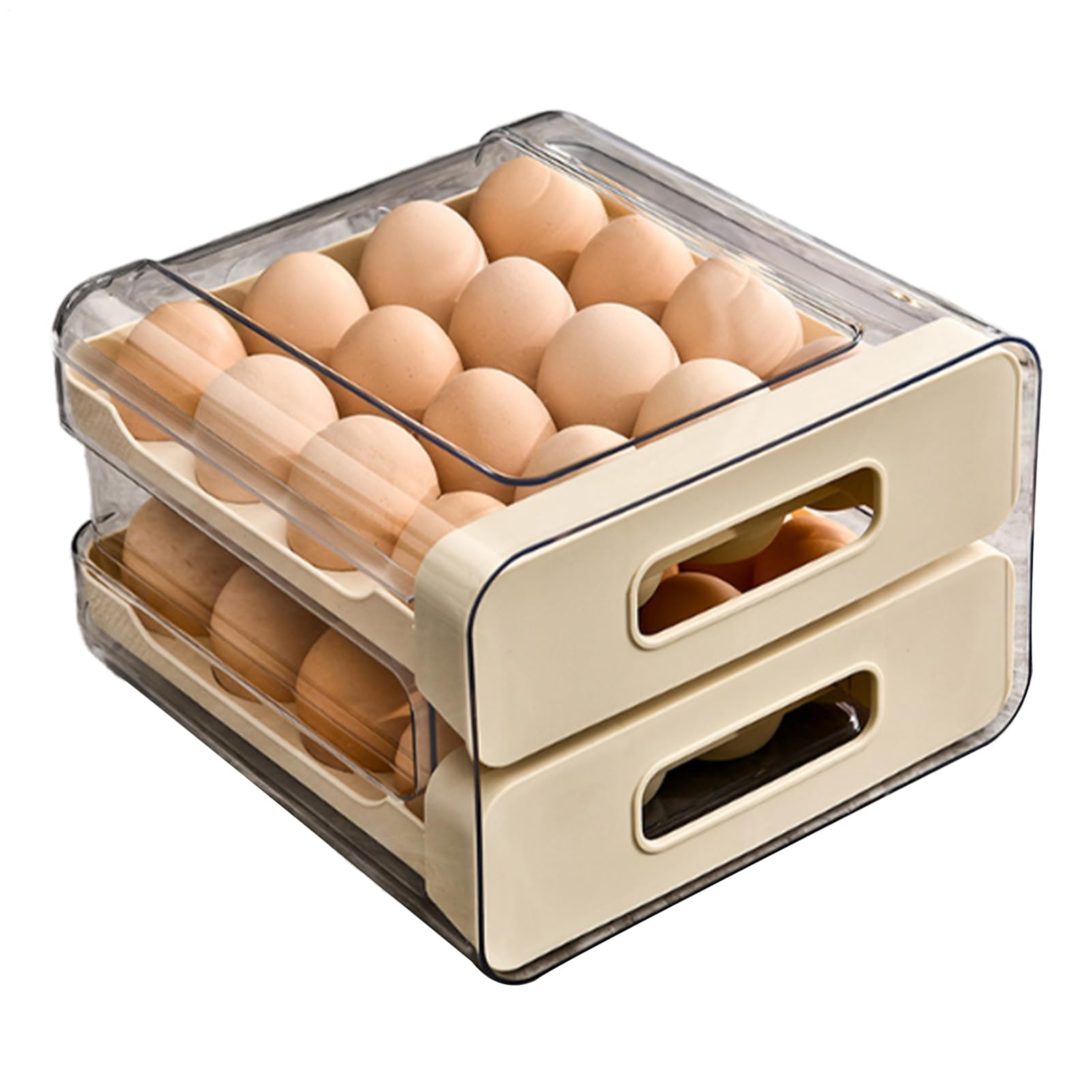 Porte-œufs réfrigérateur avec tiroir de rangement pour cuisine et garde-manger